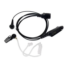 Newest PTT MIC Covert Acoustic Tube Earpiece Headset for Motorola GP328 GP338