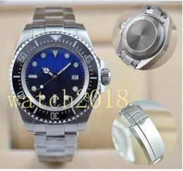 Luxury Watch Christmas Gift Mens Watch Wristwatch Ceramic Bezel Original Clasp Sapphire Glass Stainless Steel D-BLUE Quality Sewdweller Li