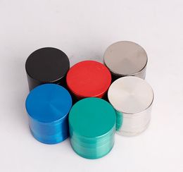 Mini zinc alloy plate, 4 layer metal grinder, manual 40mm portable cigarette cutter, smoking set.