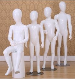 New High Quality Fashionable High Quality Gloss White Child Mannequin Full Body Mannequin Hot Sale
