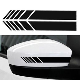 15.3xcm 2pcs/lot Stickers Car-Styling Auto SUV Vinyl Graphic Car Sticker Rearview Mirror Side Decal Stripe DIY Auto Body Decals