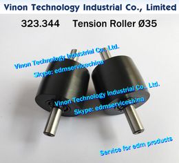 323.344 Ø35mm edm Tension Roller A506, 323.344.2 Pulley wire pick up d=35mm for Agie AC100-AC300 series wirecut edm machines edm spare parts