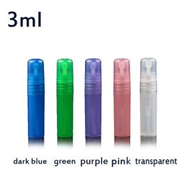 100pcs lot Travel Portable Perfume Bottle Spray Bottles Empty Cosmetic Containers 3ml Atomizer Plastic Pen