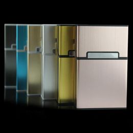 Nice Colorful Cigarette Case Aluminum Alloy Storage Box High Quality Exclusive Design Moisture-proof Anti Fall Deformation Powerful Magnet