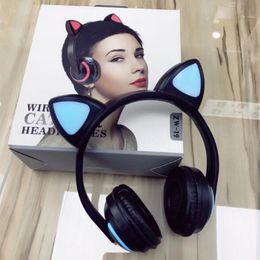 New Wireless Cat Ear bluetooth headphones headsets Top Quality