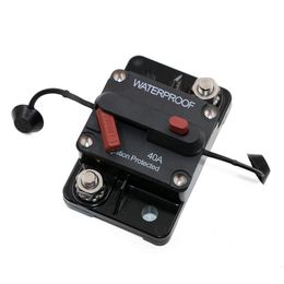 MagiDeal 2PCS Circuit Breaker 20 Amp,Car Automotive Marine Boat Circuit Breaker Manual Reset Fuse Holder 12V-32V DC,Waterproof IP67