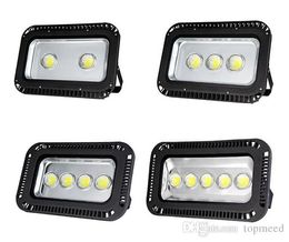 DHL new Outdoor LED Flood light 200W 300W 400W 500W 600w RGB / Warm / Cool Whit project Floodlights Waterproof Outside lamp lighting 85-265v