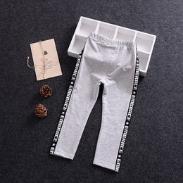2018 Children Clothing Kids Pants Spring Autumn Baby Girls Pure Color Cotton Trousers Casual Toddler Kids Sport Pants Leggings Girls Clothes