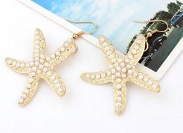 new Hot Gorgeous sea star temperamental ear nail is elegant lovely ear act the role of individual character vogue sell well