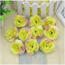 10pcs/lot Mini Artificial Flowers Silk Roses Heads For Wedding Decoration Party Fake Scrapbooking Floral Wreath Home Accessories