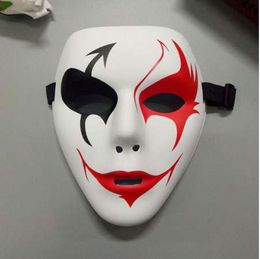 10pcs/lot Jabbawockeez Mask Dance Face Masks PVC With Graffiti Masquerade Party Decorations For Halloween Hip-hop Male Wear