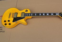 Super Les Custom Randy Rhoads Signature * Ebony Fingerboard + Fret Binding * Yellow Electric Guitar Grover Tuners Free Shipping