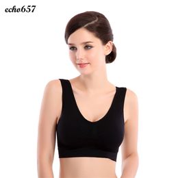 ECHO657 Moda Bayan Ince Hiçbir Mat Yelek Fitness Streç Sutyen Kasım 7 PY