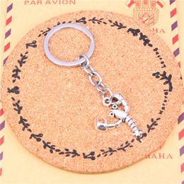 Keychain lobster crustacean Pendants DIY Men Jewellery Car Key Chain Ring Holder Souvenir For Gift