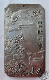 Chinese-Zodiac-Heron-and-Crane-Thanksgiving-Tibetan-silver-amulet Chin