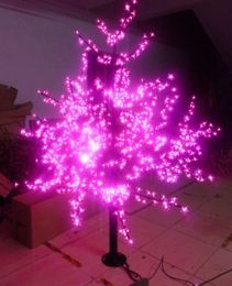New year party wedding Garden Decorations LED Cherry Blossom Tree 1024pcs LED Bulbs 1.8m/6ft Height 110/220VAC Rainproof Outdoor Usage LLFA