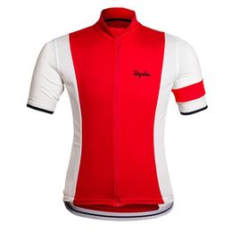 Summer Mens RAPHA Team Cycling jersey Short Sleeve Bike Outfits Road Bicycle Shirts Breathable Outdoor Sports Uniform Ropa Ciclismo S21033124