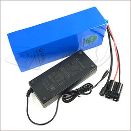 Electric Bike 48V 15Ah Battery 600W Lithium Battery Pack 48V +2A Charger 15A BMS eBike Scooter 48V 18650 Rechargeable Battery