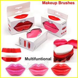 NEW Sexy Lips Bath brush Makeup Brushes Skin Body Care Cleaning facial Cleaner foundation brush massage Cleaning tools free shipping