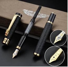 High quality Fountain pen Iraurita ink pen 0.5mm 1mm metal Golden Clip luxury pens Caneta Stationery Office supplies 03820