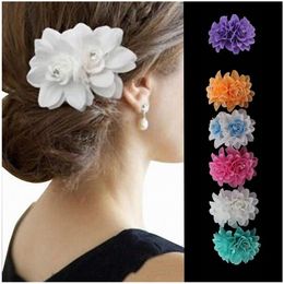 Hot Beauty Flower Hair Clips For Girls Bohemian Style Floral Women Girl Hairpins Accessories Blooming Headwear