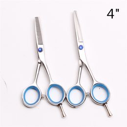 C1117 4" 13.5cm JP Steel Customised Logo Laser Professional Human Hair Scissors Barbers' Scissors Cutting Thinning Shears Salon Style Tools