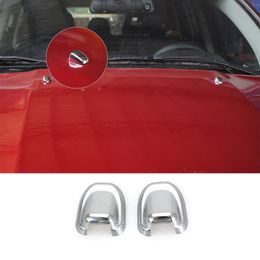 Car Windshield Washer Nozzle Caps Wiper Decoration Covers For Jeep Wrangler Compass 2015-2017 Car Styling Car Exterior Accessories