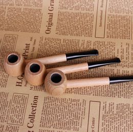 New sailors solid wood circular bottom filtration Mini Mini pipe male hammer straight smoking set