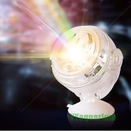 New Aquarium Amphibious Submersible LED Spotlight Colourful Lamp Waterproof Light Decoration background For Fish tank Ponds Pool