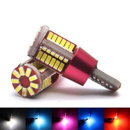W5W 194 T10 57smd 3014 No Error Canbus auto led light lamp for car instrument Licence plate side marker bulb