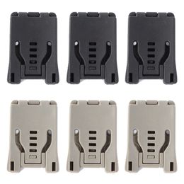 6PCS Large Tek Lok Belt Loops Belt Clip For Knife Kydex Sheath/Holster Special for DIY With Screw Tactical Accessories