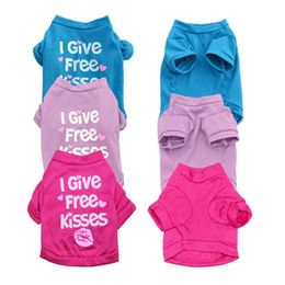 Clothes for Dogs Pet Dog Clothes for Small Medium Dog Coats Jacket I Give Free Kisses Style All for Pets Apparel
