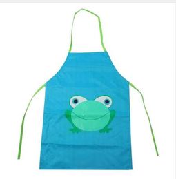 Kids Children Waterproof Frog Print Apron Paint Eat Drink Outerwear Wholesale Free Shipping 30RJL28 #1T3