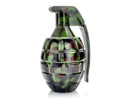 Creative zinc alloy 3 layer camouflage grenade smoke grinder 47mm grenade Modelling metal smoke grinder