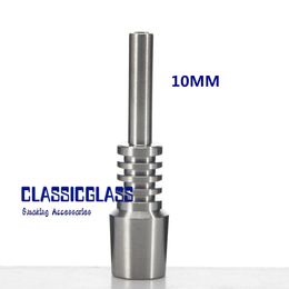 DHL 10mm Titanium Tip GR2 Titanium Nails Real Grade2 titanum for NC kits smoking tool glass bong