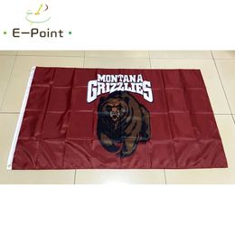 NCAA Montana Grizzlies and Lady Griz polyester Flag 3ft*5ft (150cm*90cm) Flag Banner decoration flying home & garden outdoor gifts