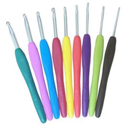 9 Pcs Mixed Metal Hook Crochet Template Kit Aluminum Knitting Needles For Loom Tool Band Diy Crafts 9 Pcs Mixed Metal Hook Crochet Template Kit Aluminum Knitting Needles For Loom Tool Band Diy Crafts