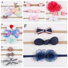 Christmas Colourful Girl Baby Bow Headband Bowknot Cute Head Wrap Twisted Knot Hair Band Headbands Bandanas Hairbands 14247