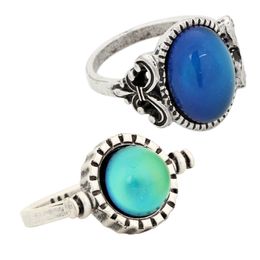 12 Colours Change Mood Stone Emotion Feeling Ring Jewellery for Wholesale RS008-035