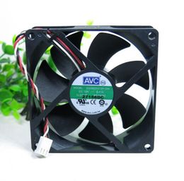 Original AVC DS09225S12H 9025 9CM 12V 0.41A 3line Power supply, instrument, chassis large air cooling fan