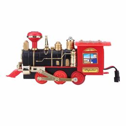 2021 RC Train Modelo Brinquedos Controle Remoto Trem De Transporte Elétrico Vapor Fumo RC Trem Sets Modelo Brinquedo Presente Para Crianças