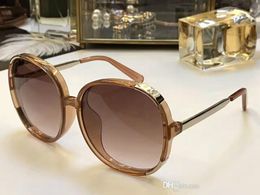 721 Fashion Sunglass Women Brand Deisnger CE721 Big Round Face Uv400 Len Summer Style Adumbral Butterfly Design Mixed Big Face With Case