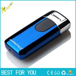 pulse induction Canada - 2018 New Primo New Dual Arc USB Lighter Rechargeable Electronic Lighter LED Screen Cigarette Plasma Induction Palse Pulse Thunder Lighter