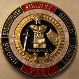 Armour of God Pray Always Military Challenge Coin,5pcs/lot Free shipping