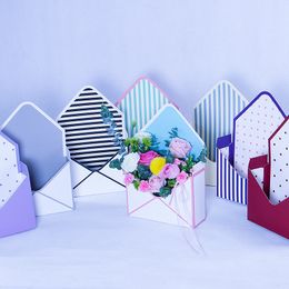 35*24*8Cm Mini Creative Envelope Fold Flower Box Rose Decoration Gift Box Flower Packing Boxes For Home Party Wedding lin4402