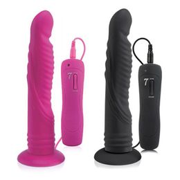 7 Speed Big Dildo Vibrator for Women Realistic Silicone Butt Plug Penis Anal Vibrator with Suction Cup Unisex Sex Products