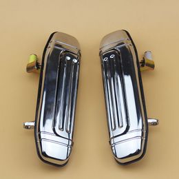 Chrome Rear Pair Door Handle Stainless Steel Metal for Mitsubishi Montero Pajero V46 V31 V32 V33 1992-2000 MR156877 MR156878