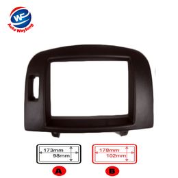 Car Radio fascia Fit For HYUNDAI Sonata NF Sonica 2004-2008 wo/airbag signal car DVD Frame Double din Fascia Audio Bezel Facia