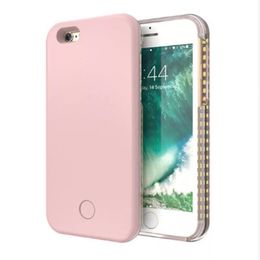 Case for iPhone 7 6 6S Plus 5 Flash Selfie Light Up Glowing Luxury Phone Case For Apple iPhone 6s 7s plus Cover