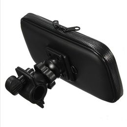 BLACK IPX4 Waterproof Bicycle Bike Handlebar Stand Mount Holder Bag Pouch for iphone X NOTE 8 S8 20PCS/LOT